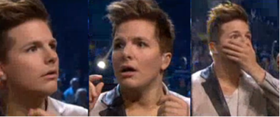 The three stages of Melodifestivalen victory: obliviousness, realisation, and über-shock