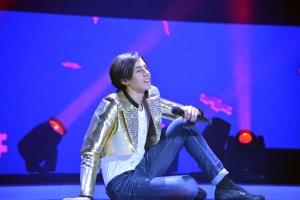 Michele rests, exhausted by his own awesomeness